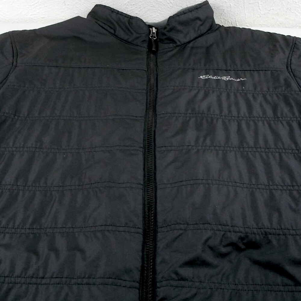 Eddie Bauer Men’s Lightweight Full-Zip Quilted Puffer Jacket Size (XLT) Like NEW - Picture 2 of 14